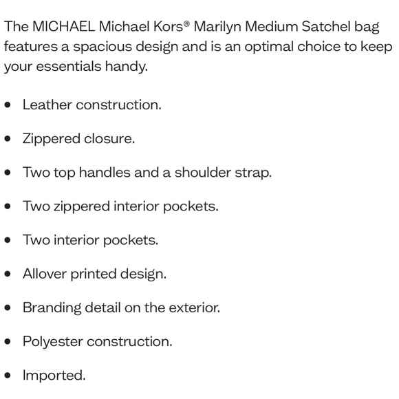 Michael Kors Marilyn medium bag color block pale peanut white - Picture 13 of 14